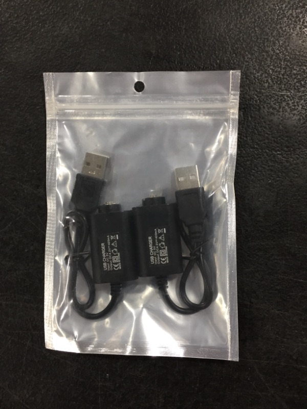 Photo 2 of USB Thread Cable, USB Smart Charger, Rechargeable Overcharge Protection for Adapter Devices with LED Indicators USB Electronic [2 Pieces]