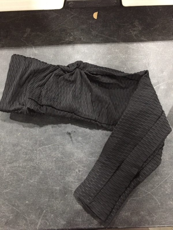 Photo 1 of Women's Textured Leggings Black (Med)