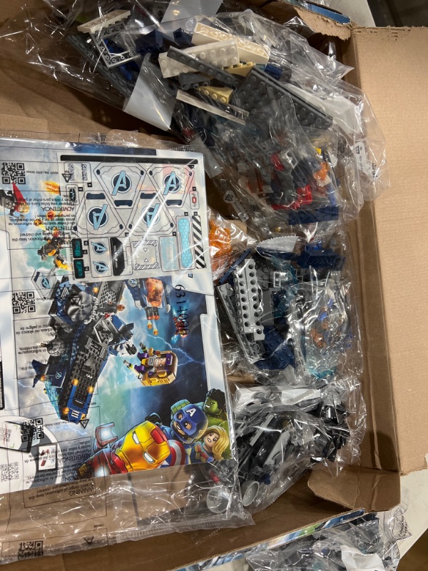 Photo 2 of LEGO Marvel Avengers Helicarrier 76153 Fun Brick Building Toy with Marvel Avengers Action Minifigures, Great Gift for Kids Who Love Airplanes and Supe
