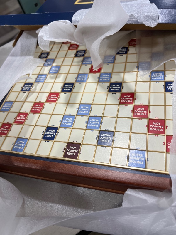 Photo 2 of Winning Solutions - French Deluxe Classic Edition Scrabble Game -
