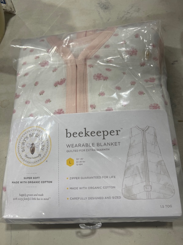 Photo 2 of Burt's Bees Baby Beekeeper Wearable Blanket (Infant) size Large (30-35')
