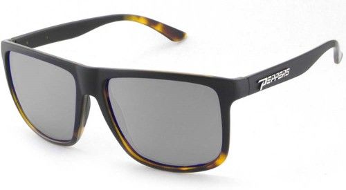 Photo 1 of Peppers Polarized Sunglasses Dividend Black Fade to Tortoise with Smoke Lens