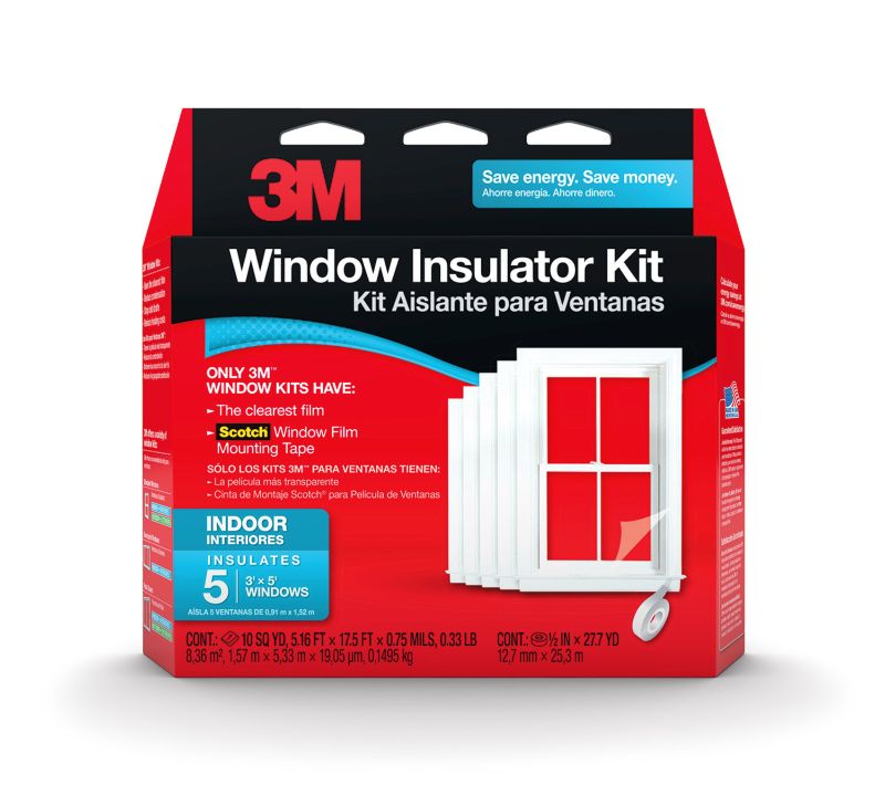 Photo 1 of 3m Indoor Window Insulator Kit - 5 pack