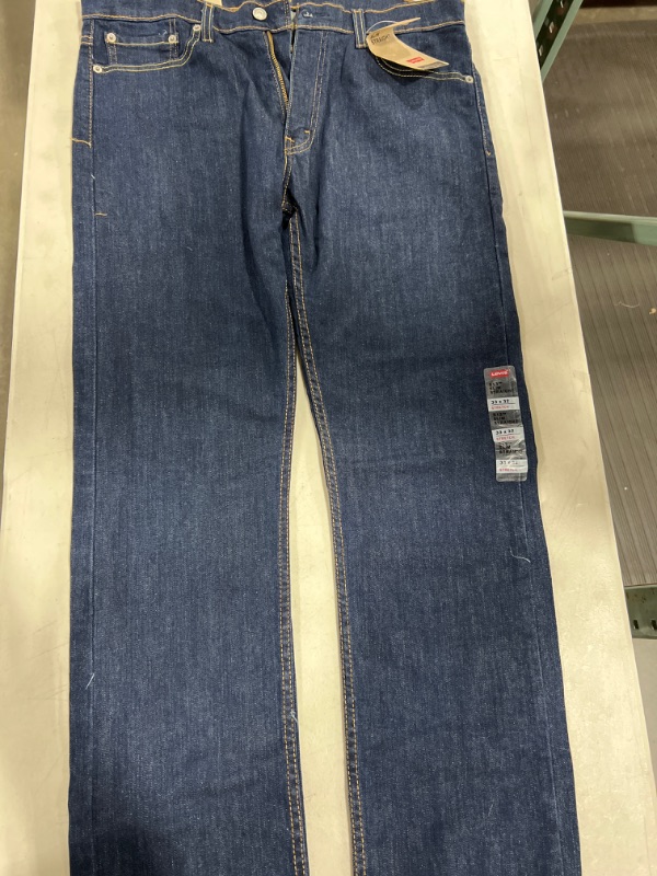 Photo 2 of Levi's Men's 513 Slim Straight Fit Jeans Size-33x32