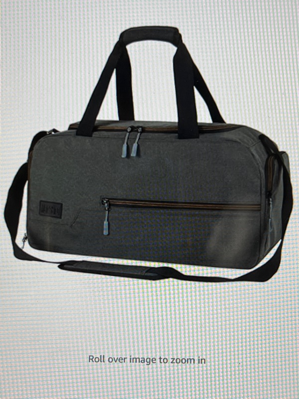 Photo 1 of MarsBro Water Resistant Sports Gym Travel Weekender Duffel Bag with Shoe Compartment