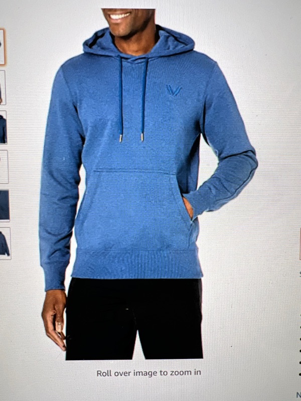 Photo 1 of Peak Velocity Men's Heavyweight Fleece Pull-Over Athletic-Fit Hoodie Size-2XL