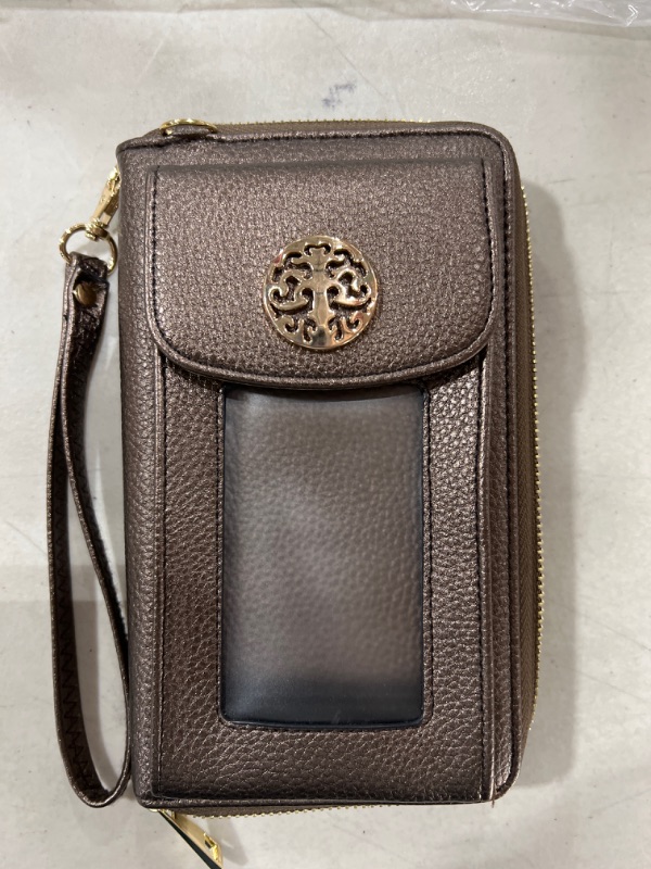 Photo 1 of brown/gold wallet 