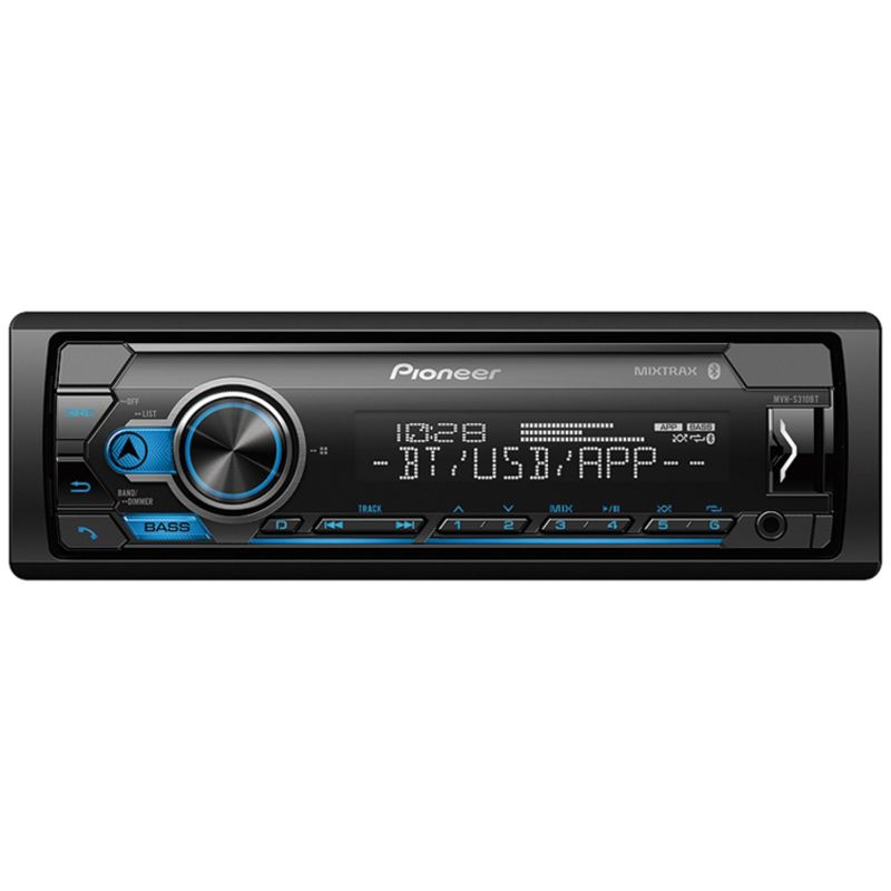 Photo 1 of Pioneer MVH-S310BT Single-din in-dash Car Stereo Digital Media Receiver with Bluetooth