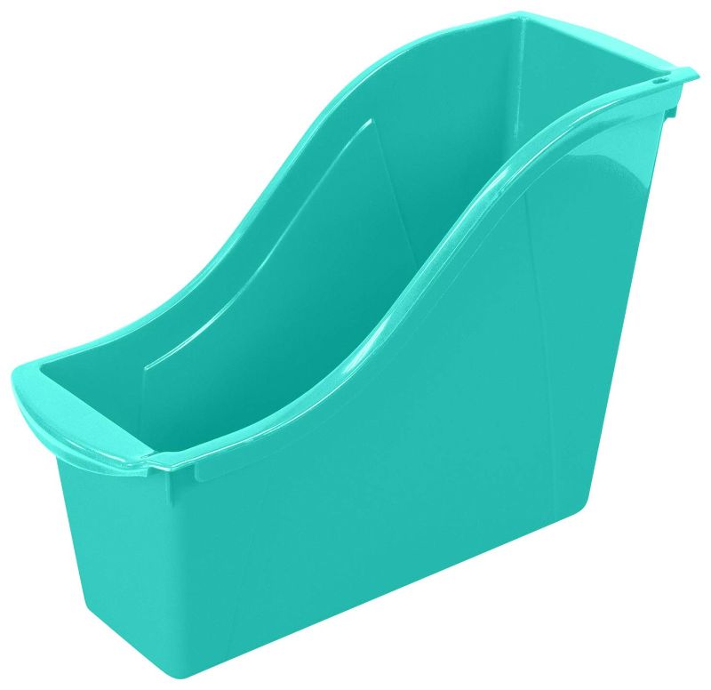 Photo 1 of 6 Storex 71114U06C Book Bin -Teal