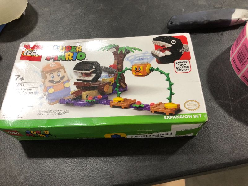 Photo 2 of LEGO Super Mario Chain Chomp Jungle Encounter Expansion Set 71381 Building Kit; Collectible Toy for Creative Kids, New 2021 (160 Pieces)
