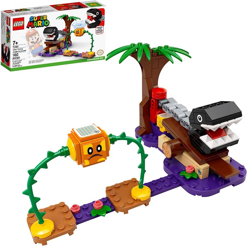 Photo 1 of LEGO Super Mario Chain Chomp Jungle Encounter Expansion Set 71381 Building Kit; Collectible Toy for Creative Kids, New 2021 (160 Pieces)
