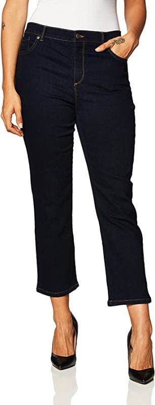 Photo 1 of GLORIA VANDERBILT Women's Classic Amanda High Rise Tapered Jean (Size 24 Plus Short)
