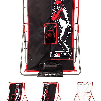 Photo 1 of Franklin Sports Baseball Pitching Target and Rebounder Net - 2-in-1 Switch Hi...
