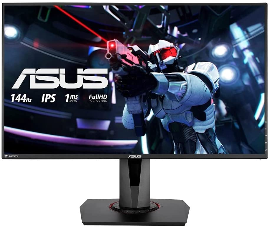 Photo 1 of ASUS VG279Q 27" Full HD 1080p IPS 144Hz 1ms (MPRT) DP HDMI DVI Eye Care Gaming Monitor with FreeSync/Adaptive Sync
