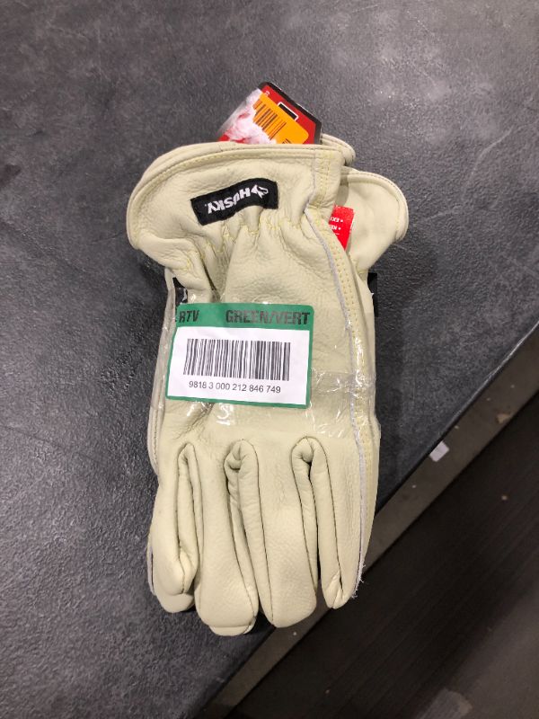 Photo 2 of Medium Grain Cowhide Water Resistant Leather Work Glove---large --- 2 pack
