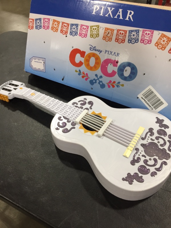 Photo 2 of Disney/Pixar Coco Guitar, Playable Musical Toy with Chord Chart,