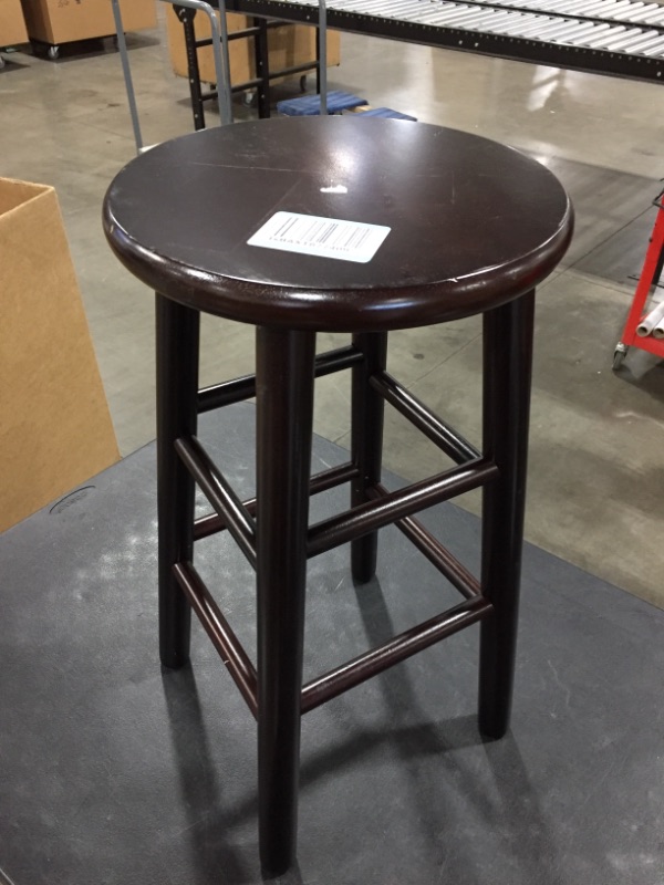 Photo 2 of  Natural Barstool with Round Seat, 24-Inch