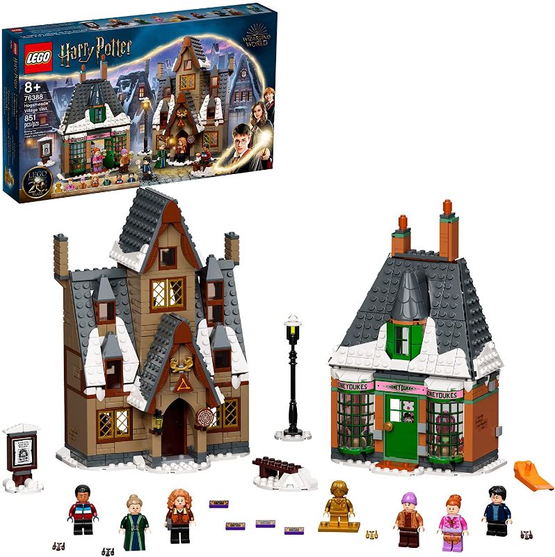 Photo 1 of LEGO Harry Potter Hogsmeade Village Visit 76388 Building Kit with Honeydukes Store and The Three Broomsticks Pub; New 2021 (851 Pieces)
