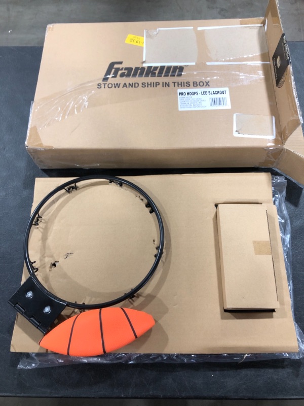 Photo 1 of Franklin Sports Over The Door Basketball Hoop - Slam Dunk Approved - Shatter Resistant - Accessories Included
