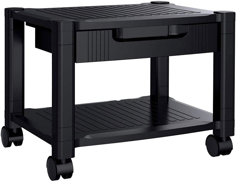 Photo 1 of Printer Stand - Under Desk Printer Stand with Cable Management & Storage Drawers, Height Adjustable Printer Desk with 4 Wheels & Lock Mechanism for Mini 3D Printer by HUANUO -HNDPS
PHOTO FOR REFERENCE ITEM MAY VARY SLIGHTLY. 