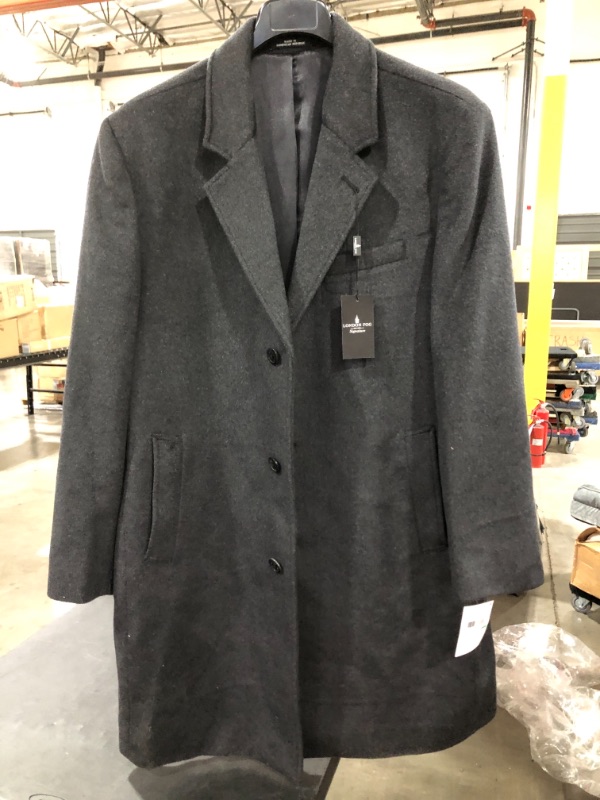 Photo 2 of LONDON FOG mens Signature Wool Blend Top Coat. SIZE 46R.
