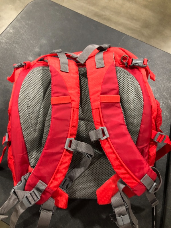 Photo 4 of Kurgo Dog Carrier Backpack for Small Pets - Dogs & Cats - TSA Airline Approved - Cat Hiking or Travel - Waterproof Bottom - G-Train and Nomad Carrier
RED. PRIOR USE. PHOTO  FOR REFERENCE.