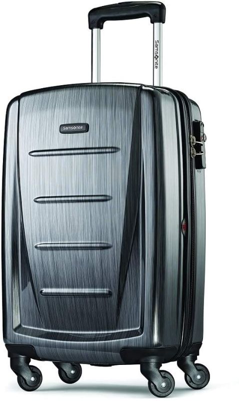 Photo 1 of Samsonite Winfield 2 Hardside Luggage with Spinner Wheels, Charcoal, Checked-Large 28-Inch. MISSING BOX. PRIOR USE.
