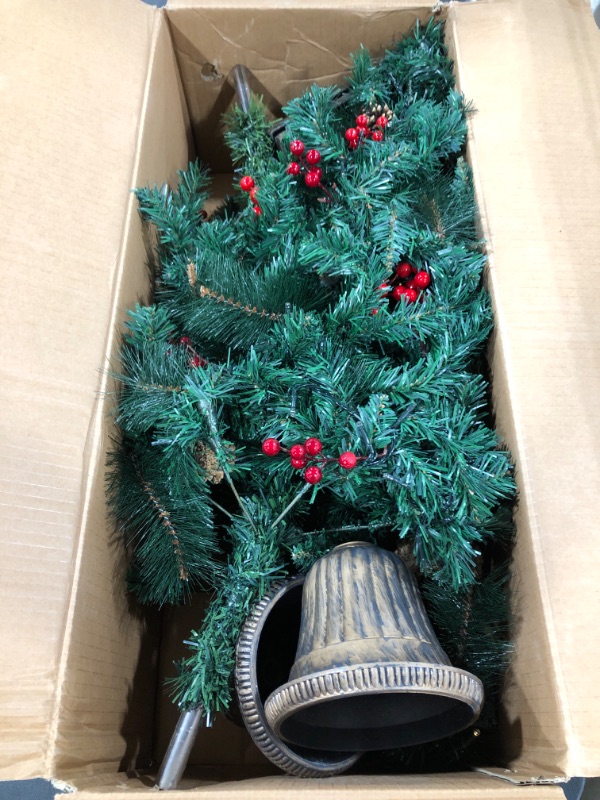 Photo 1 of CHRISTMAS HOLIDAY FAUX TREE DECORATIONS. USED CONDITION.