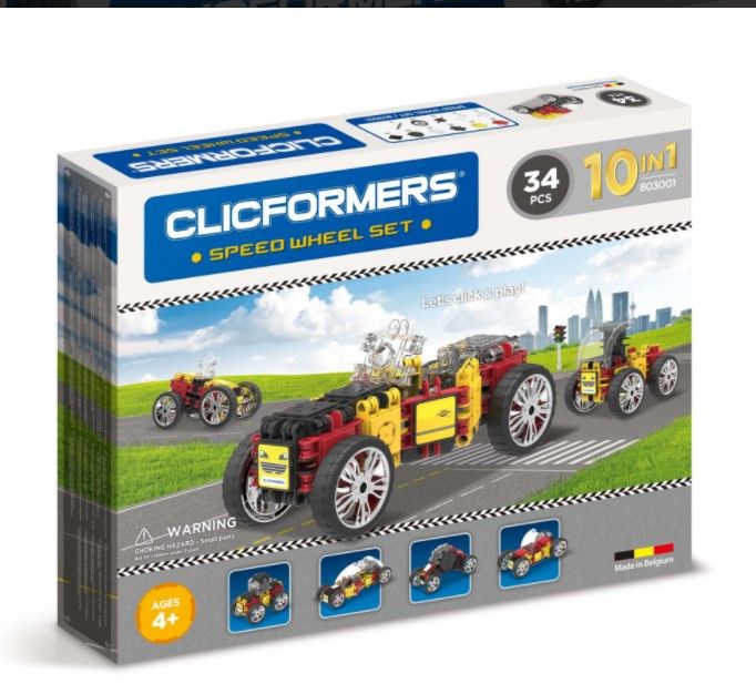 Photo 1 of Clicformers speed wheel set 34 pcs