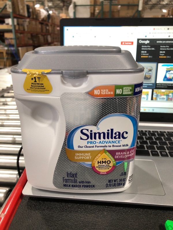 Photo 3 of  Similac Pro-Advance Non-GMO Powder Infant Formula- 2.13 LB- BEST BY .8/22

