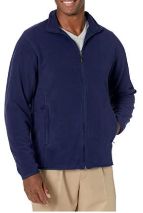 Photo 1 of Amazon Essentials Men's Full-Zip Polar Fleece Jacket