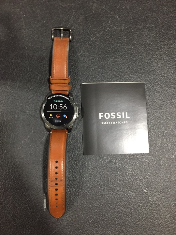 Photo 2 of Fossil Gen 5E Smartwatch - Brown Leather