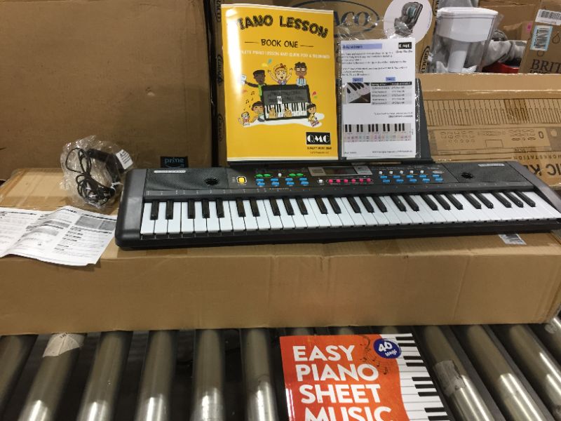 Photo 1 of SEMART keyboard piano 61 key electric piano digital w/stand microphone electronic keyboards musical toy gifts for kids beginners
