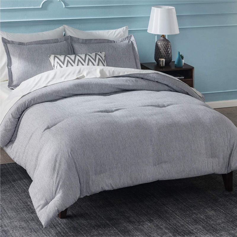 Photo 1 of Bedsure Grey Queen Comforter