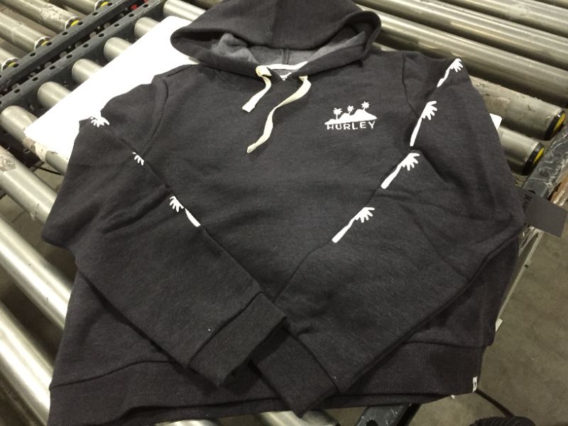 Photo 2 of Hurley hoodies for women grey with palm trees. XL: