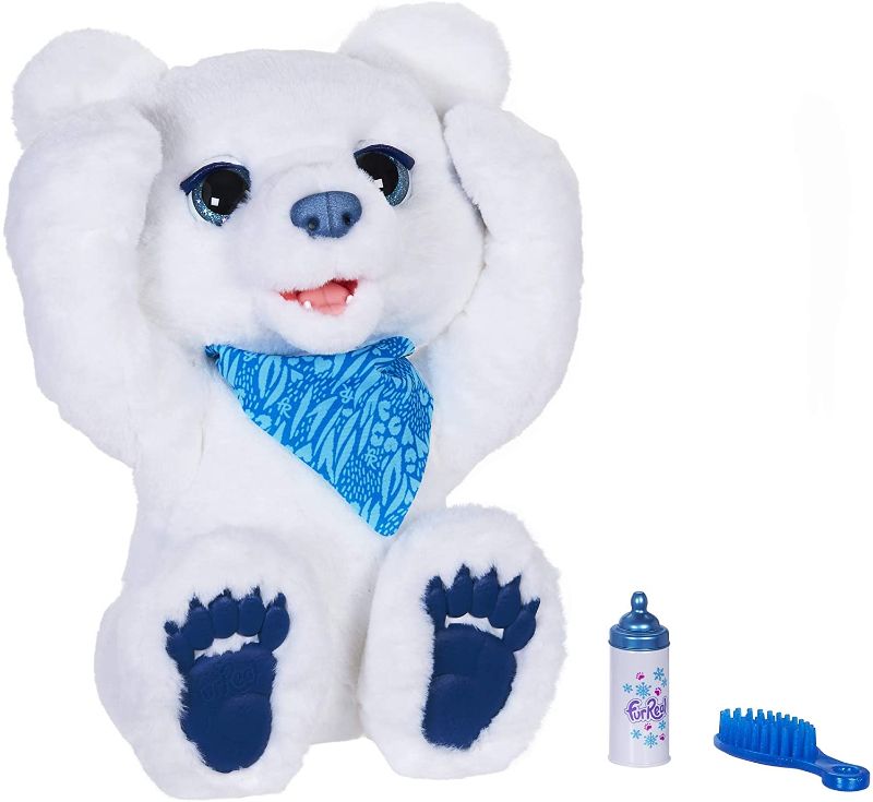 Photo 1 of FurReal Polar Bear Cub Interactive Plush Toy, Ages 4 and Up (Amazon Exclusive)
