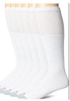 Photo 1 of Hanes Men's Over the Calf Tube Socks (6 Pair Pack)
