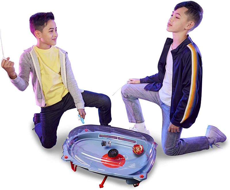 Photo 1 of BEYBLADE Burst Surge Speedstorm Motor Strike Battle Motorized Stadium,