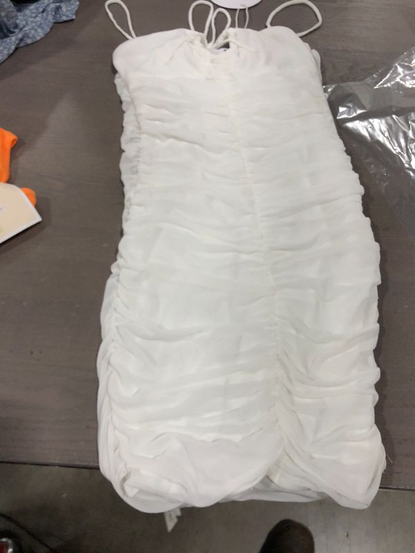 Photo 1 of Womens (S2) White Mini Dress