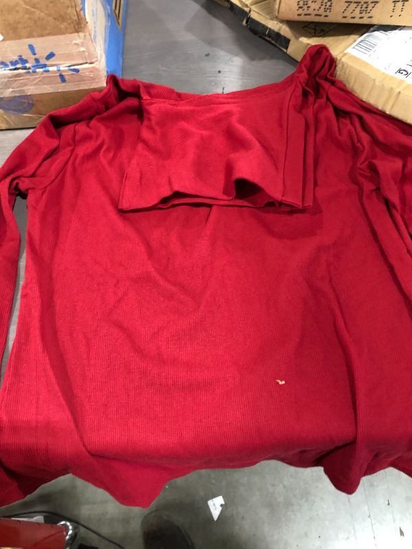 Photo 1 of Womens (L) Red Turtleneck Long Sleeve Sweater