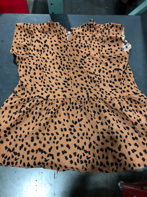 Photo 2 of Women's cheetah print romper (L)