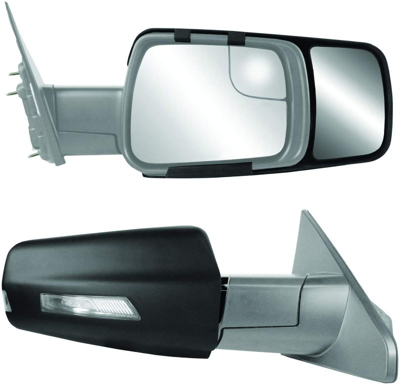 Photo 1 of Fit System - 80730 Snap & Zap Custom Towing Mirror Pair for Ram 1500 (2019+) Pick-up, Black
