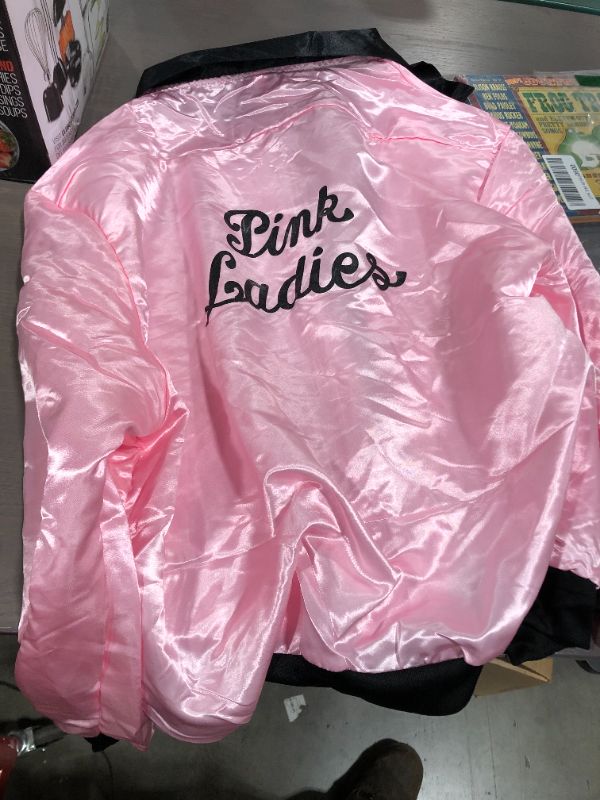 Photo 2 of 'Pink Ladies' GREASE Kids Dress Up (S) Bomber Jacket