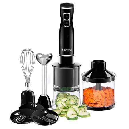 Photo 1 of Chefman Immersion Blender & Electric Spiralizer/Vegetable Slicer 6-IN-1 Food Pre