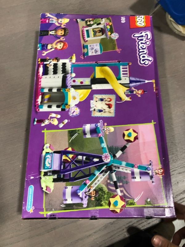 Photo 2 of LEGO Friends Magical Ferris Wheel and Slide 41689 Building Kit for Kids Theme Park with 3 Mini-Dolls; New 2021 (545 Pieces)
