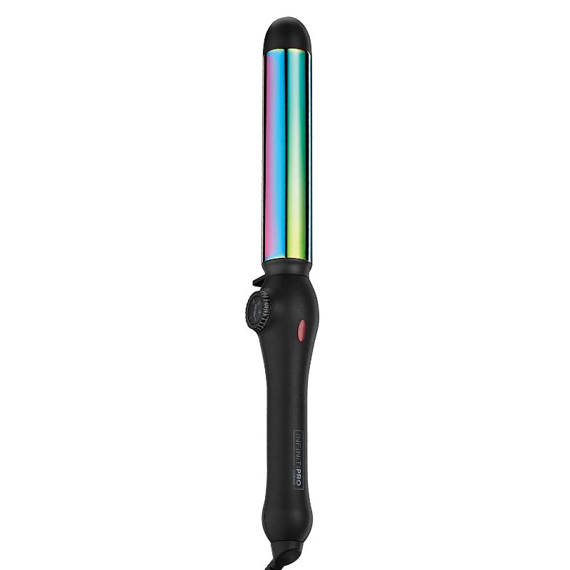 Photo 1 of INFINITIPRO BY CONAIR Rainbow Titanium 1.25-Inch Curling Wand

