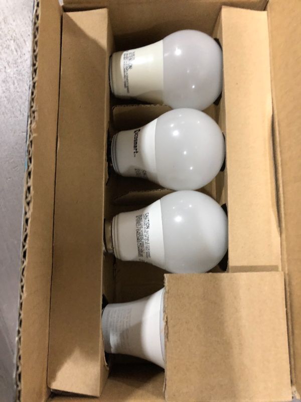 Photo 2 of Ecosmart 60W Equivalent Soft White A19 Energy Star and Dimmable LED Light Bulb (4-Pack)
