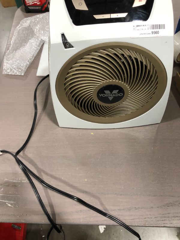 Photo 2 of Vornado AVH10 Vortex Heater with Auto Climate Control, 2 Heat Settings, Fan Only Option, Digital Display, Advanced Safety Features, Whole Room, White
