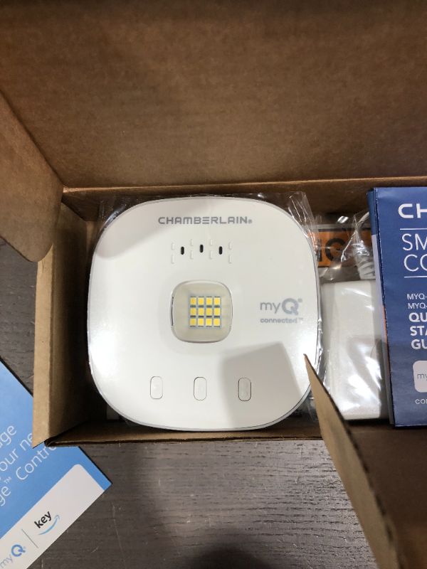 Photo 2 of Chamberlain - myQ Smart Garage Control - White
