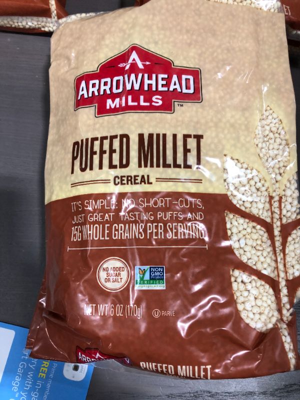 Photo 1 of Arrowhead Mills Cereal Puffed Millet 2pk